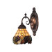 Mix-N-Match  Wall Sconce in Tiffany Bronze with Grapevine Glass Shade