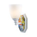 Kidshine One Light In Space Wall Sconce in White