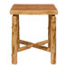 Traditional Cedar Log Square Pub Table