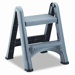 Two-Step Stackable Economy Step Stool, 18-1/2w x 18-1/4d x 16h, Almond