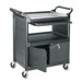 Commercial Utility Cart with Locking Doors