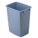 36 Quart Open Wastebasket in Aquamarine