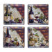 Wine Cellar by Tre Studios Square Dinner Plate (Set of 4)