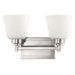 Berwick Two Vanity Light in Brushed Nickel