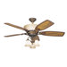 Golden Iridescence Three Light Ceiling Fan Light Kit (Set of 4)