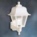 Outdoor Plastic Fixture Wall Lantern in White