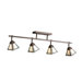 4 Light Semi Flush Mount