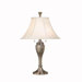 Urban Traditions 26.5" Brushed Nickel Table Lamp
