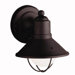 Seaside Outdoor Wall Lantern in Painted Black