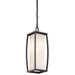 Bowen Two Light Outdoor Pendant in Architectural Bronze