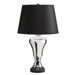 Quicksilver One Light Table Lamp in Reverse Painted Glass