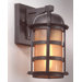 Aspen Wall Lantern in Natural Bronze