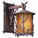 Replacement Glass for Cheyenne Wall Lantern with Amber Glass Shade
