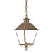 Montgomery  Hanging Lantern with Metal Top