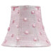 Chandelier Shade with Pearl Dots in Pink