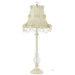 One Glass Ball Large Table Lamp in Ivory