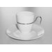 Mono Gemiini Coffee Cup with Saucer by Mikaela D&ouml;rfel