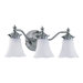 Amherst  Vanity Light in Satin Nickel
