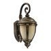 Pemberton Wall Lantern with Scavo Glass Shade in Bronze Patina