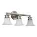 Madison  Vanity Light in Satin Nickel