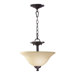 Spencer 2 Light Convertible Inverted Pendant