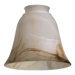 5" x 5.5" Faux Brown Alabaster Glass Shade for Ceiling Fan Light Kit