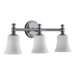  Opal Vanity Light in Chrome