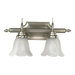  Vanity Light in Satin Nickel