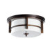 Tate 2 Light Flush Mount