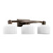 Stillman Three Light Bath Vanity in Oiled Bronze