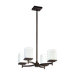 Delta 4 Light Chandelier
