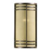 Larson One Light Outdoor Wall Sconce in Oiled Bronze