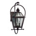 French Quarter Two Light Outdoor Wall Lantern in Oiled Bronze