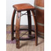 28 - 32" Leather  Stave Stool