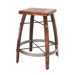 24-32" Stave Stool with Wood Top