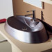 Rugby 66/R Above Counter Single Hole Bathroom Sink in White