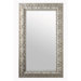 Mirror With Wood Frame in Silver Leaf