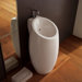Planet Floor Mounted Bathroom Sink in White