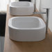 Next Square Vessel Sink in White