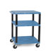 Tuffy 34" Open Shelf AV Cart with Legs