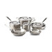 d5 Stainless Brushed 10 Piece Cookware Set