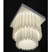 Skirt - Single Fabric 1 Light Ceiling Light