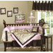 Abby Rose Collection 9pc Crib Bedding Set 