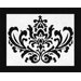 Isabella Hot Pink, Black and White Collection Floor Rug 