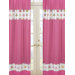 Owl Pink Collection Window Panels 
