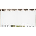 White Minky Dot Window Valance