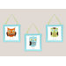 Hooty Turquoise and Lime Collection Wall Hangings 