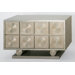 Four Door Cabinet in Old World Silver