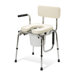 Padded Drop Arm Commode