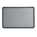 Contour Fabric Bulletin Board in Gray with Plastic Graphite Frame
